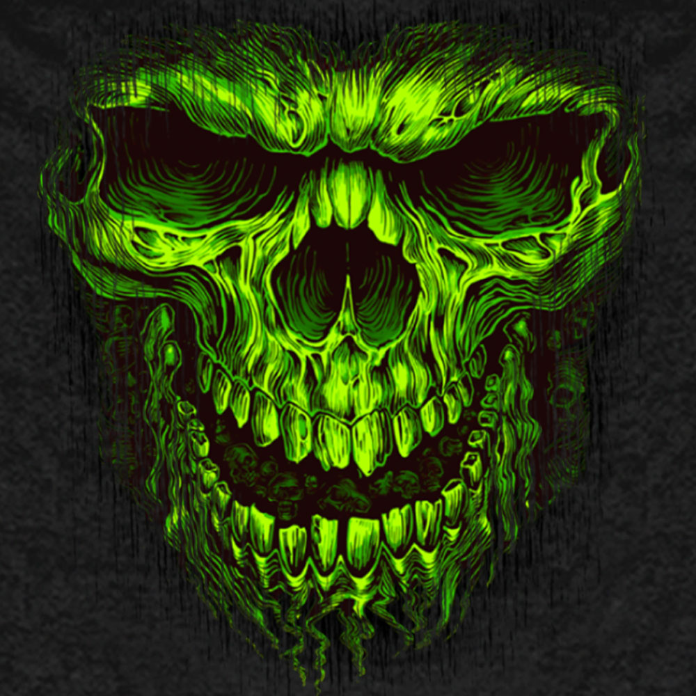 Men’s Shredder Skull Black Hoodie Sweatshirt