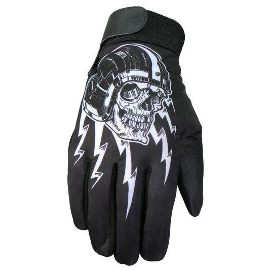 Sublimated 3/4 Skull Mechanics Glove