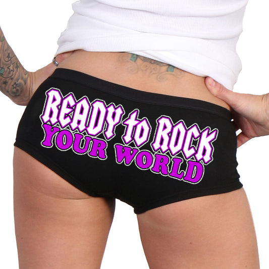 Ready to Rock Your World Boy Shorts