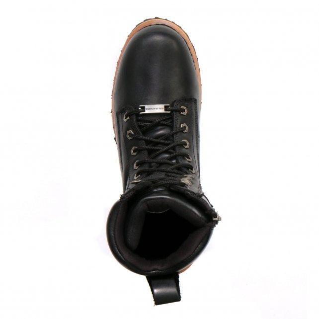 Men's 8 Inch Two Tone Logger Leather Lace Up Boots