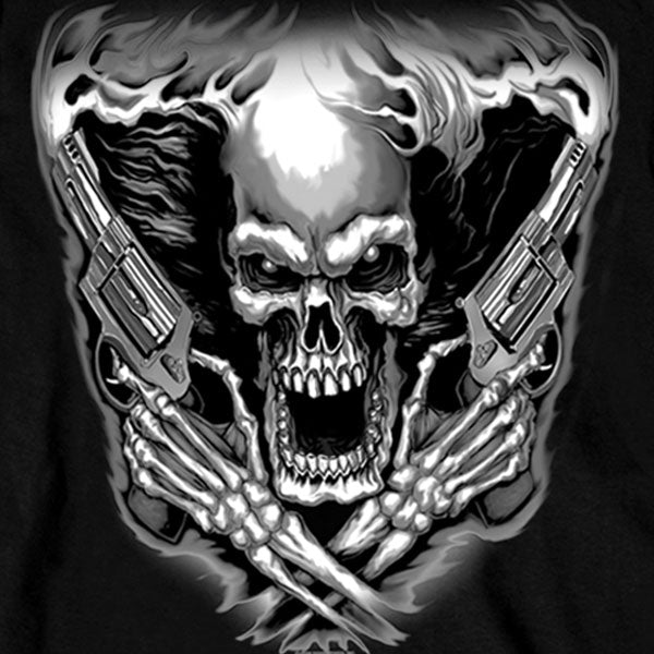 Mens 'Assassin' Double Sided Black Long Sleeve Shirt
